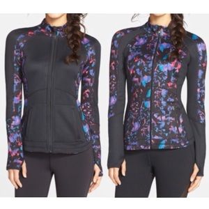 Zella Reversible Warrior Printed Zip Active Jacket
